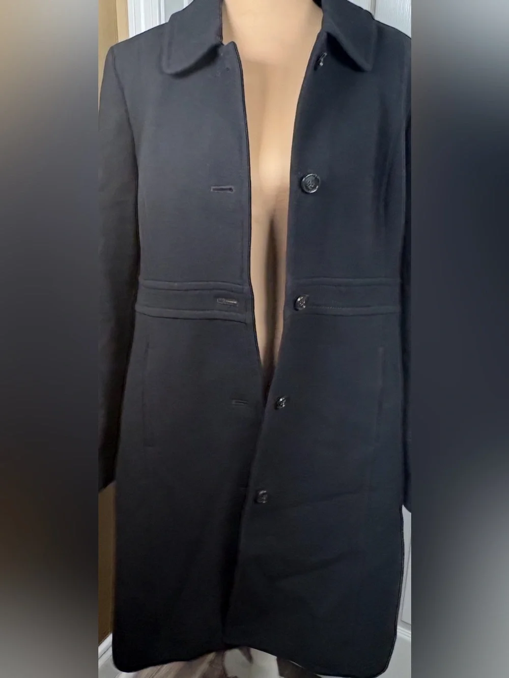 J.Crew Classic lady day coat in Italian double cloth wool with Thinsulate Size 6